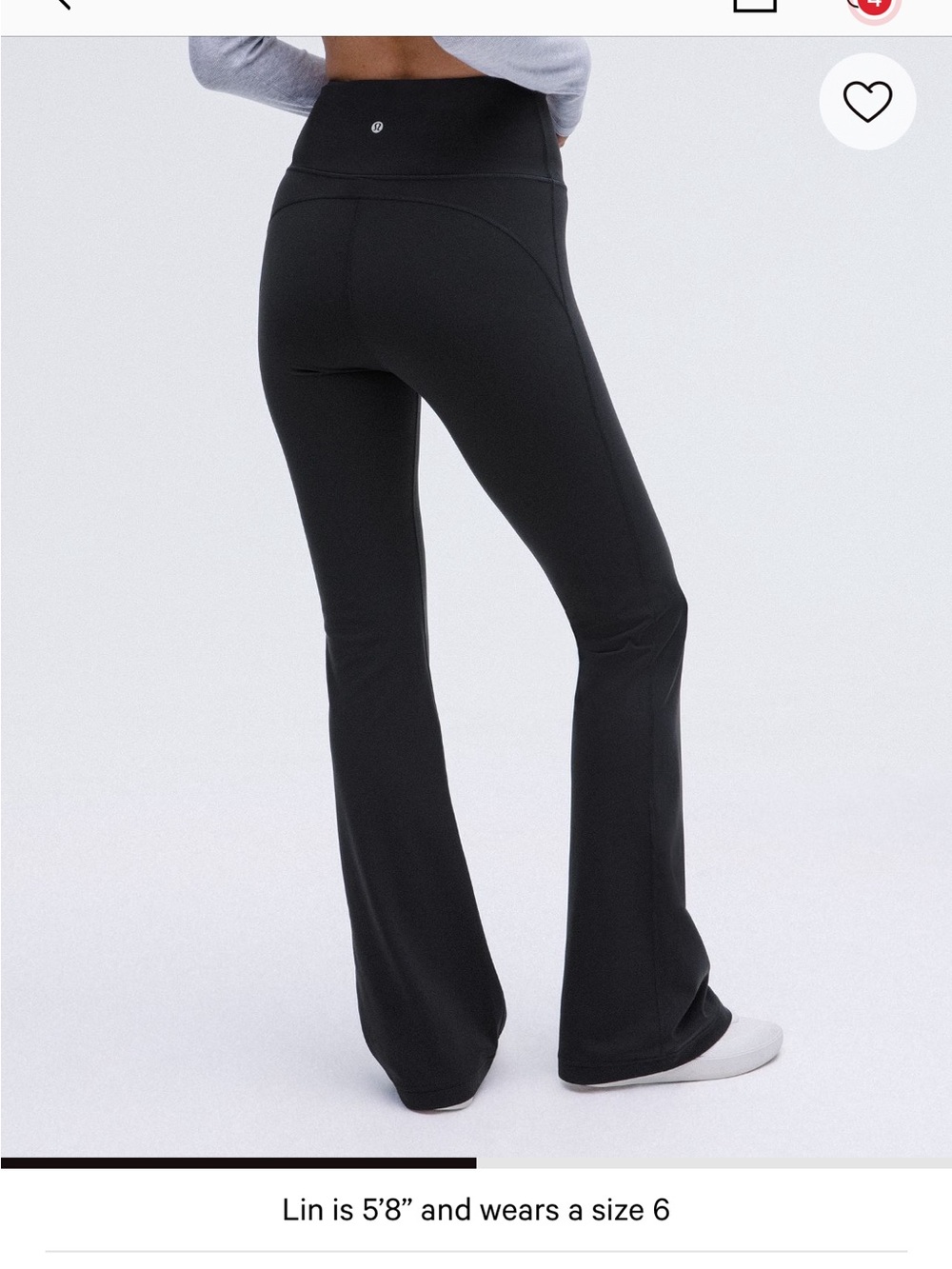 lululemon athletica Black Groove *Super* High Rise Flare Pants